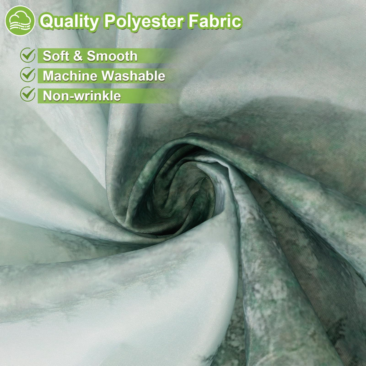 ORTIGIA metal hooks enable smooth curtain movement and rust resistance.
