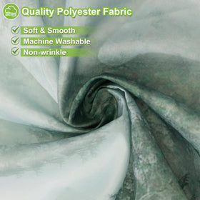 ORTIGIA metal hooks enable smooth curtain movement and rust resistance.