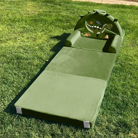 ORWIPO Dinosaur Kids Sofa Bed in room setting blends with décor