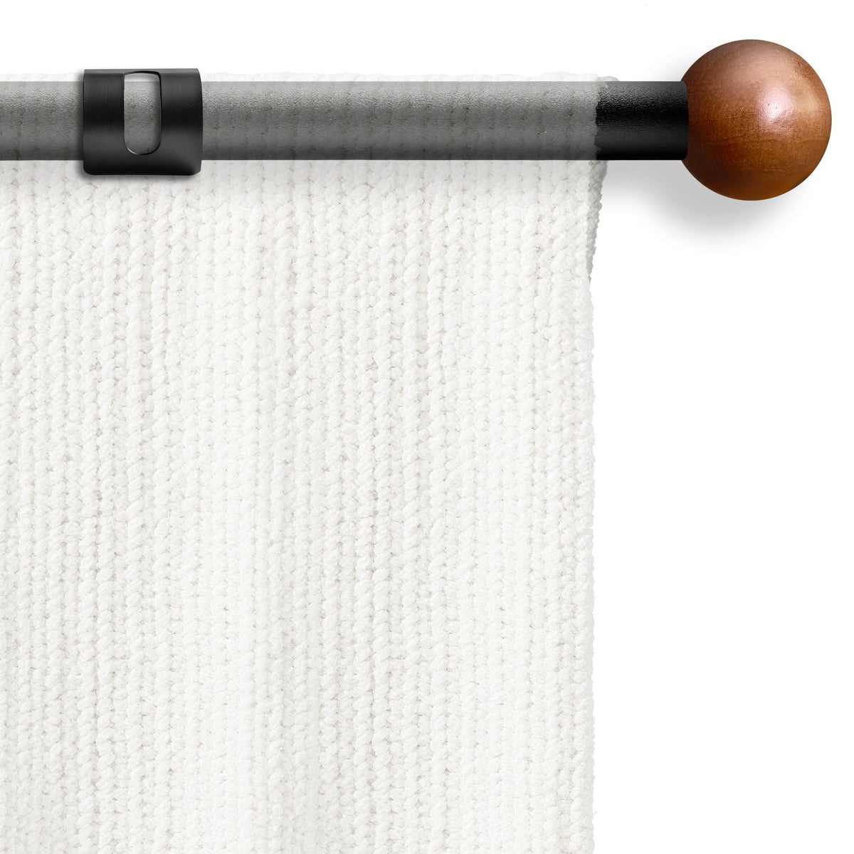 Oryzta Tapestry Hanger 32-76in rod extended for versatile wall display.