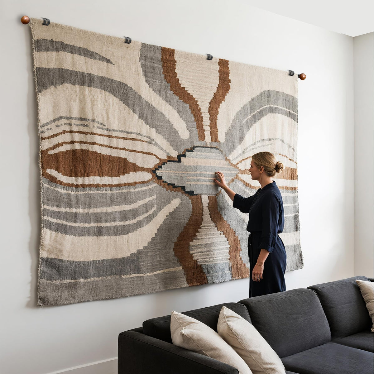 Oryzta Tapestry Hanger versatile decor for homes and studios.