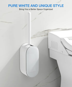 Elegant holder keeps the brush dry and ready with OSCIOSS design.