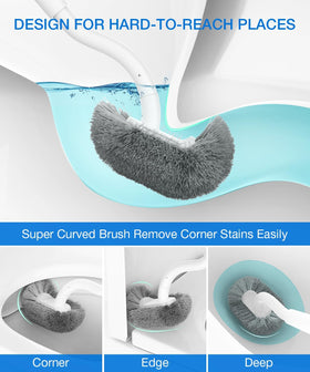 Automatic lid lift feature makes brush access smooth and convenient.