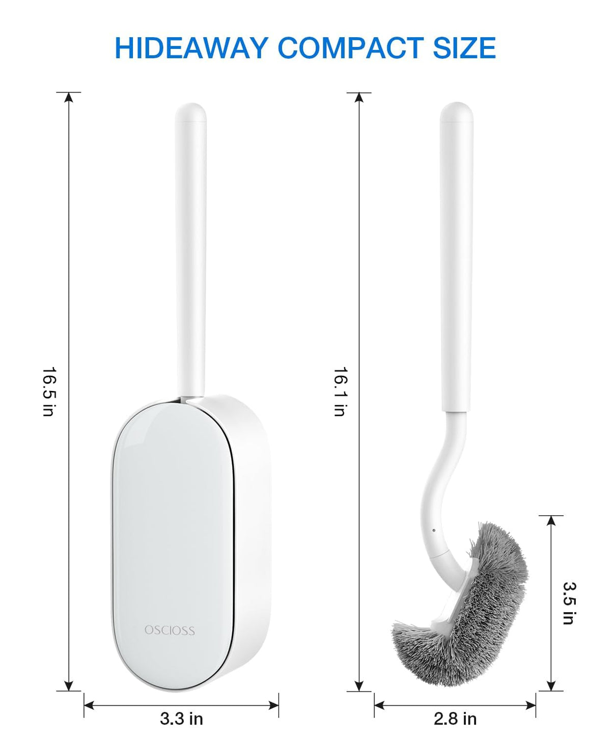 RV toilet brush compact for travel-friendly bathrooms with reliable bristles.