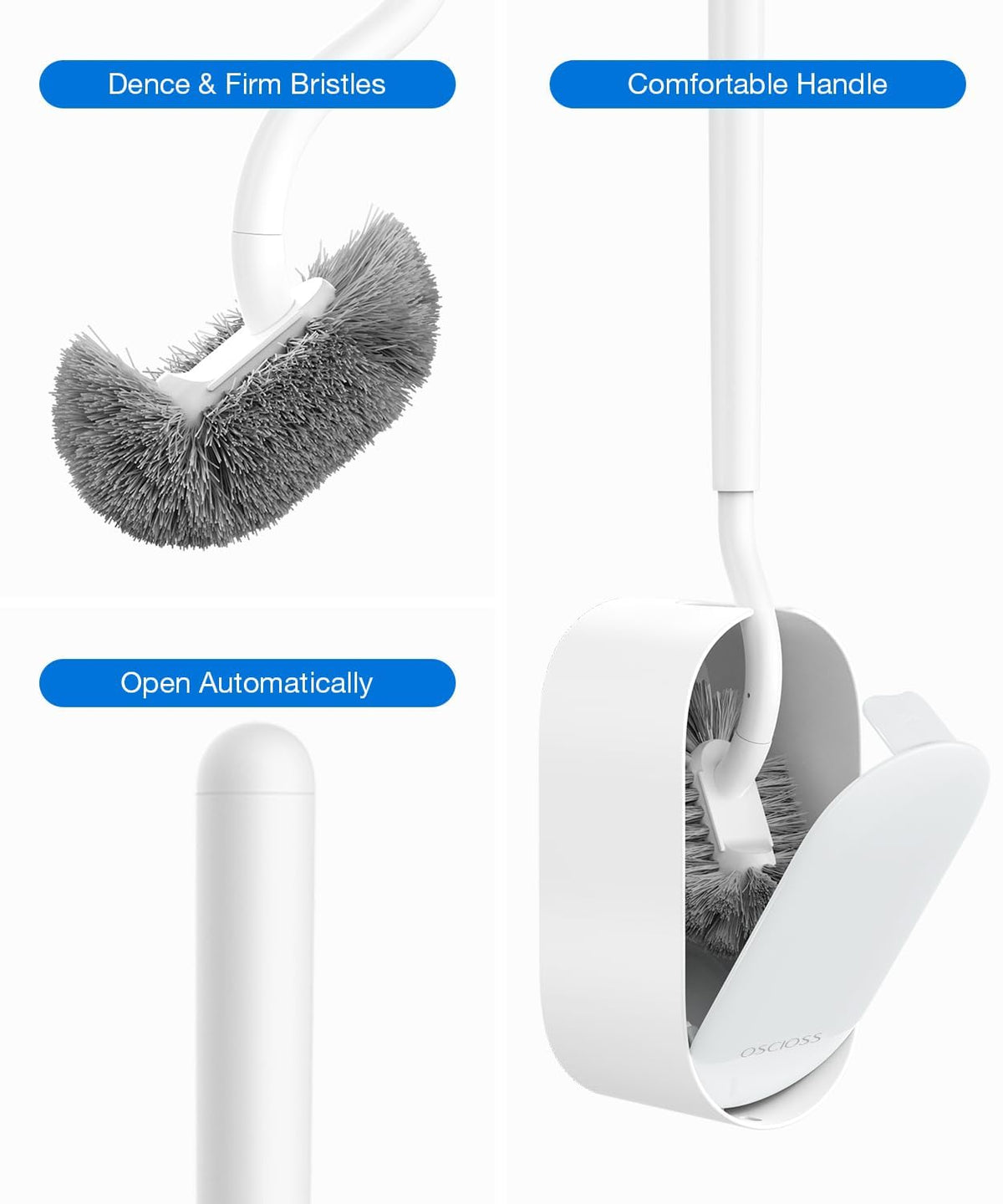 Two-pack set provides extra brushes for shared bathrooms with OSCIOSS.
