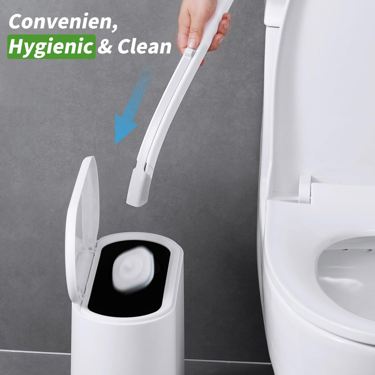 oshang compact cleaning set fits small bathrooms