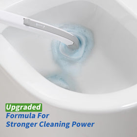 oshang toilet bowl cleaner refills shown with brush for easy replacements