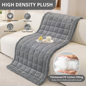 OstepDecor machine-washable couch cover cleans easily after messes