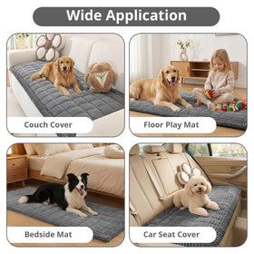 OstepDecor thick fabric sofa cover provides plush comfort and durable protection