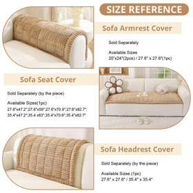 OstepDecor thick soft fabric cover offers cozy cushion protection.