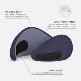 OSTRICH PILLOW Go asymmetrical sides enable versatile resting positions.