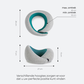 OSTRICH PILLOW GO travel bag included keeps pillow protected and portable.
