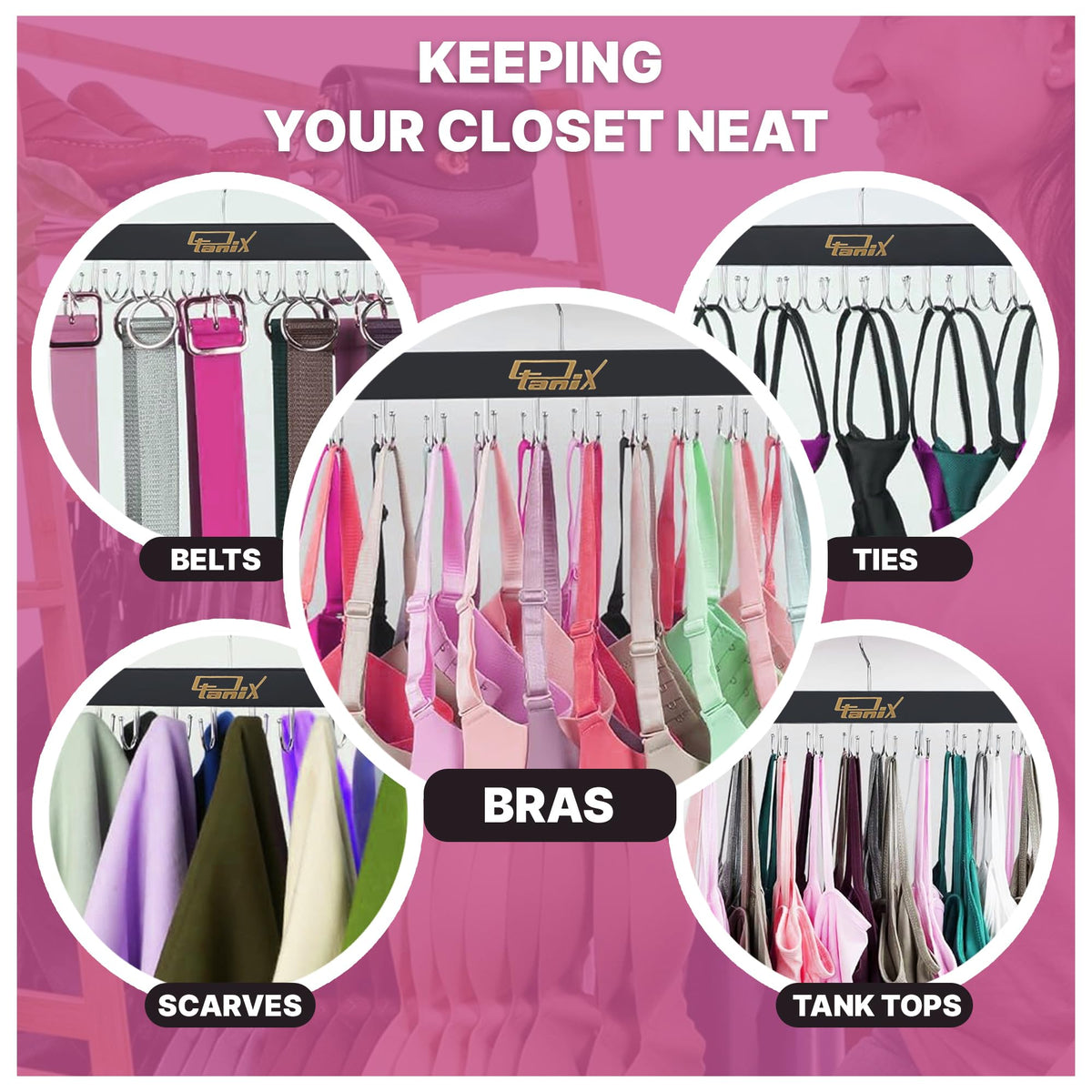 Otanix dorm and apartment closet solution for compact spaces.