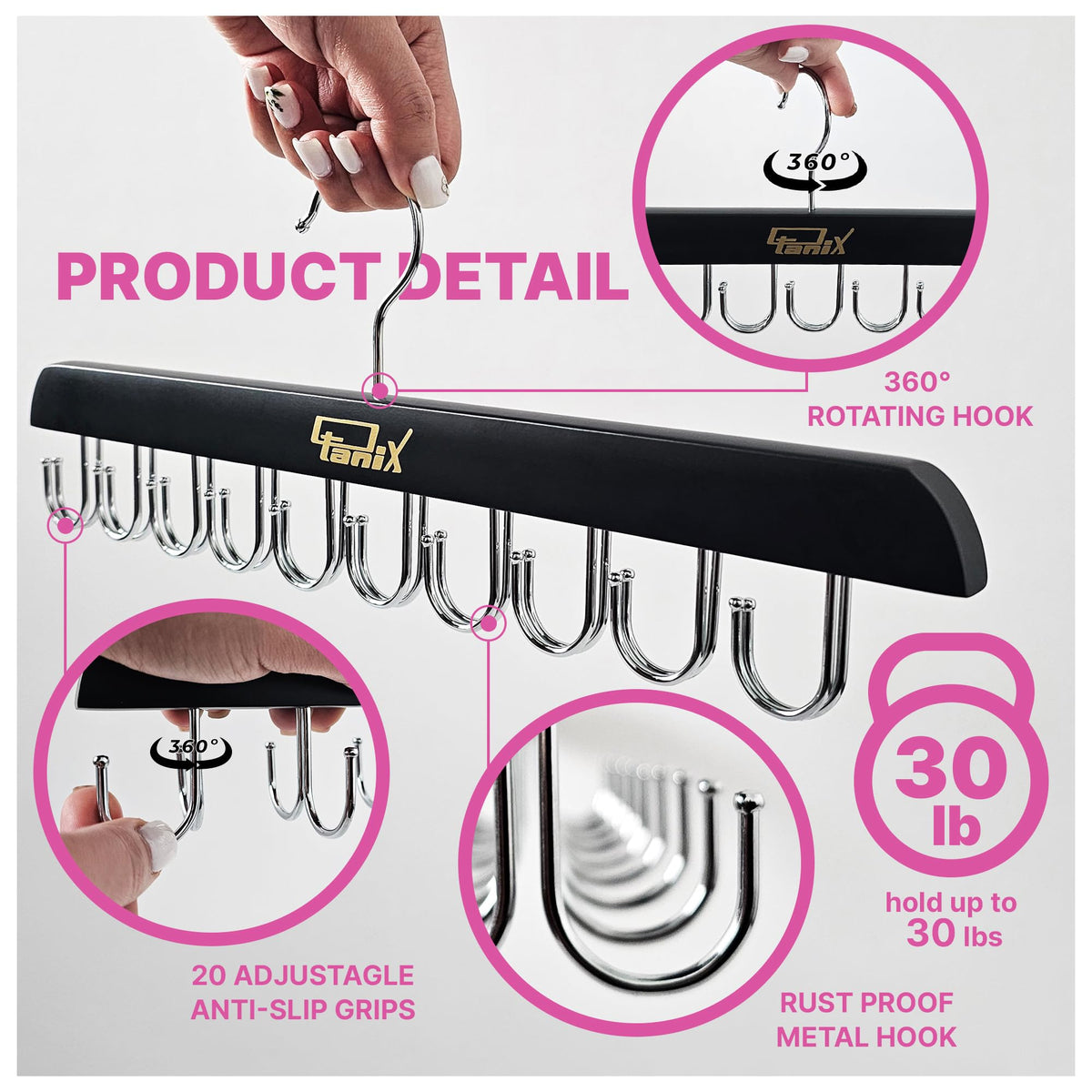 Otanix tank top and bra organizer for a neat closet.