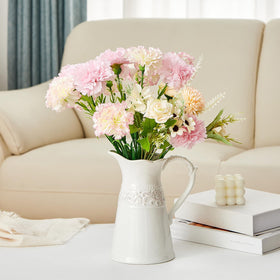 OTARTU white ceramic pitcher on shelf styling for subtle decor.