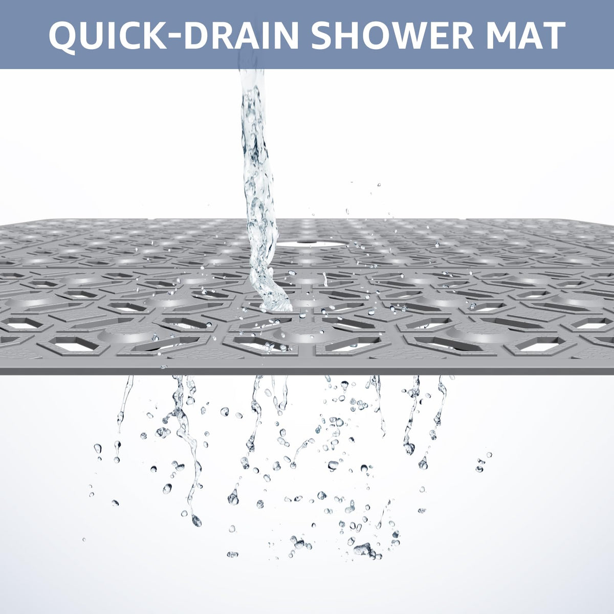 OTHWAY mat design highlights large drain holes for fast drainage
