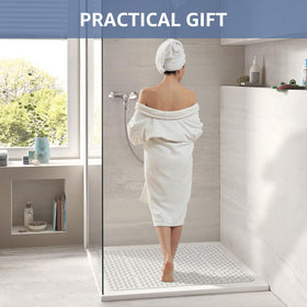 Foldable OTHWAY mat stores compactly after shower time