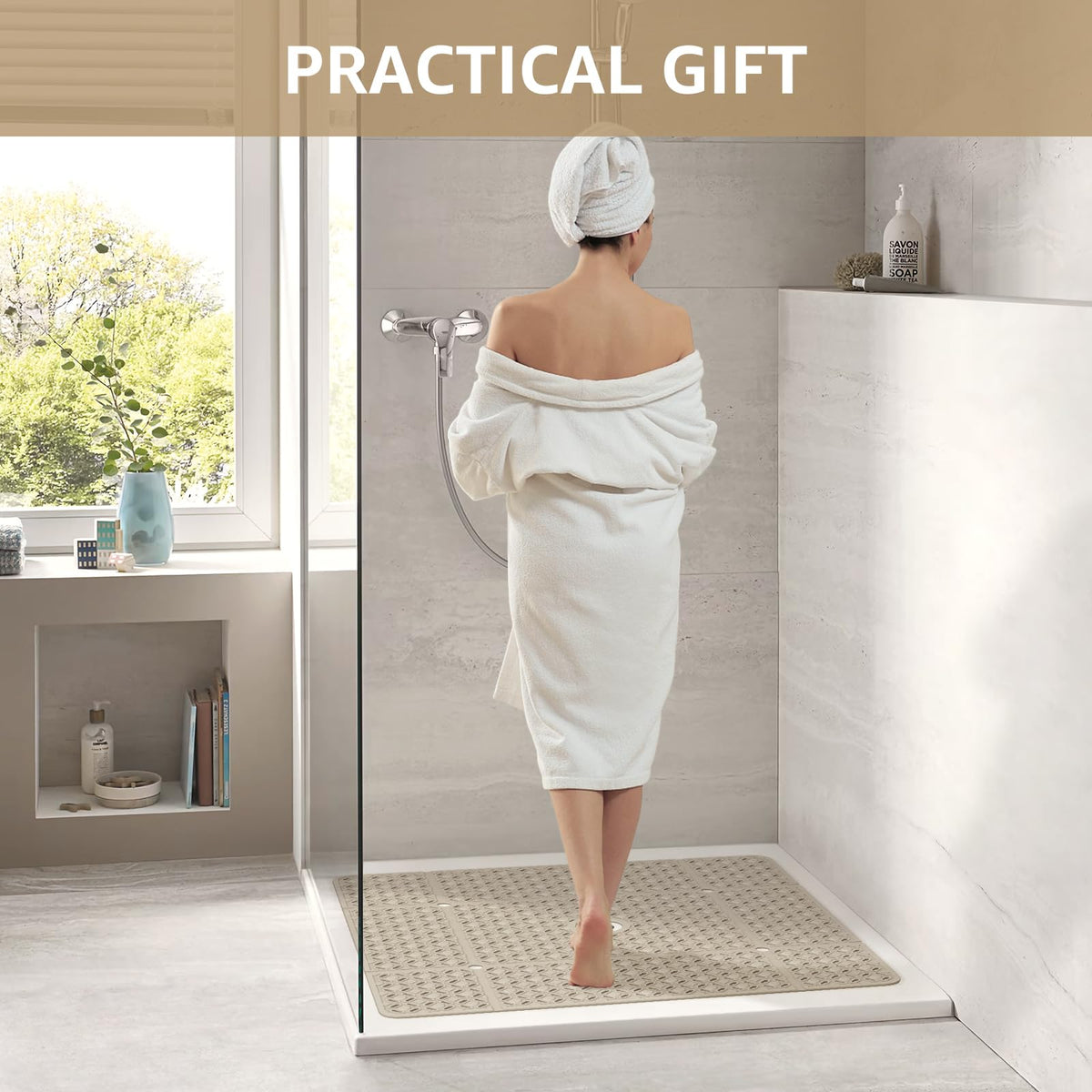 OTHWAY mat folds flat for compact storage when not in use.