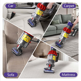 OTTWL mini brush head for Dyson V11, removes hair from car seats