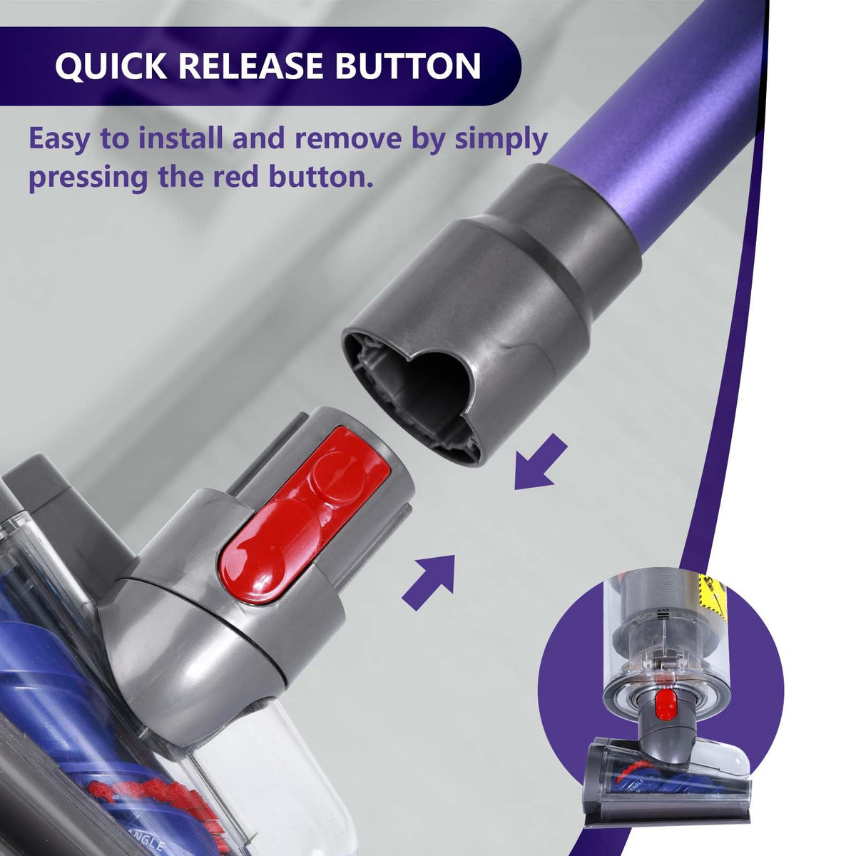 OTTWL plug and play head with quick release for easy switching