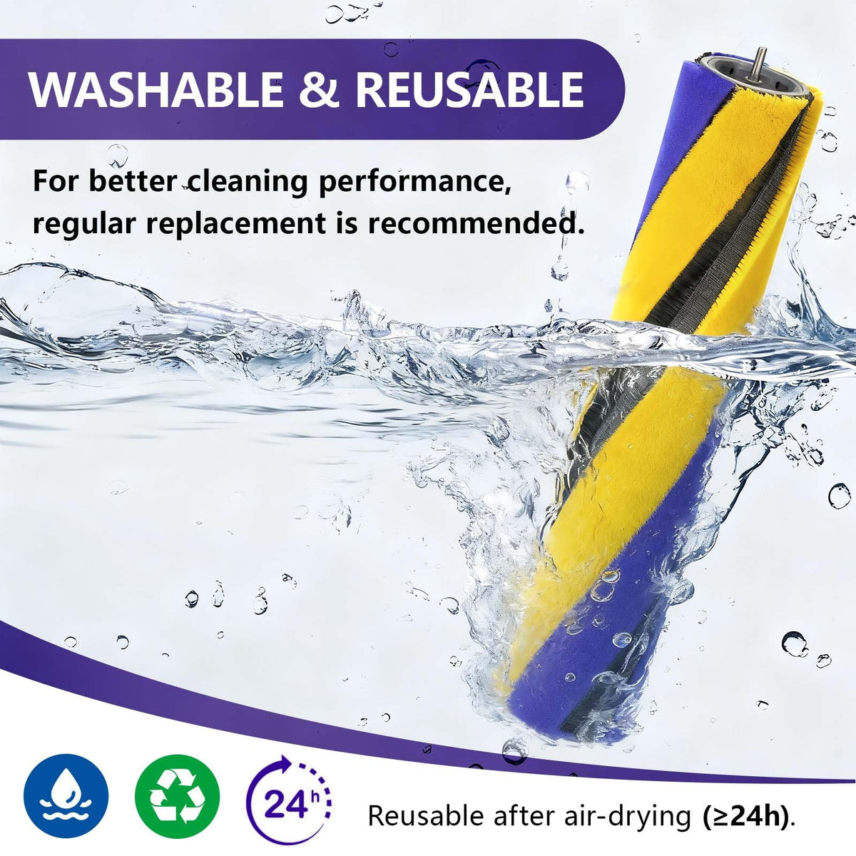 Illuminated dust spots guide thorough cleaning on grime-prone areas with OTTWL.