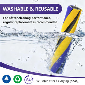 Illuminated dust spots guide thorough cleaning on grime-prone areas with OTTWL.