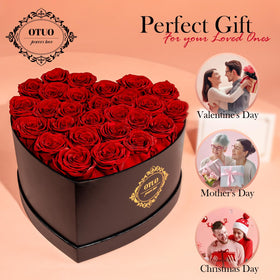 Gift-ready Otuo box with ribbon, ideal for Valentine’s Day or birthdays