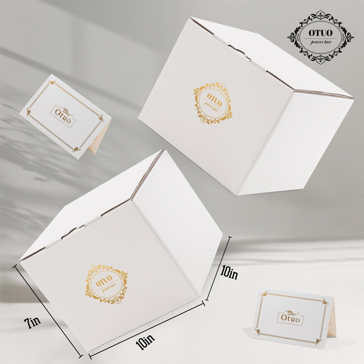Otuo gift packaging for rose box ensures ready-to-give elegance.