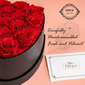 Otuo long-lasting preserved roses require no water, offering maintenance-free elegance.