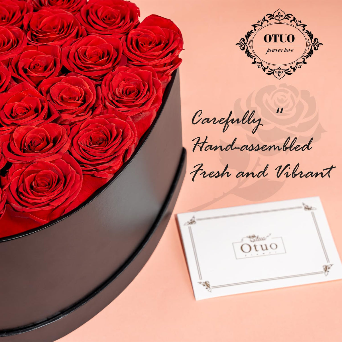 Romantic Otuo display in a living room for a special occasion