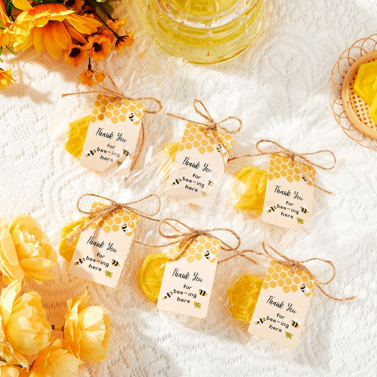 Otuuz honey soap close-up highlighting texture and scent details.