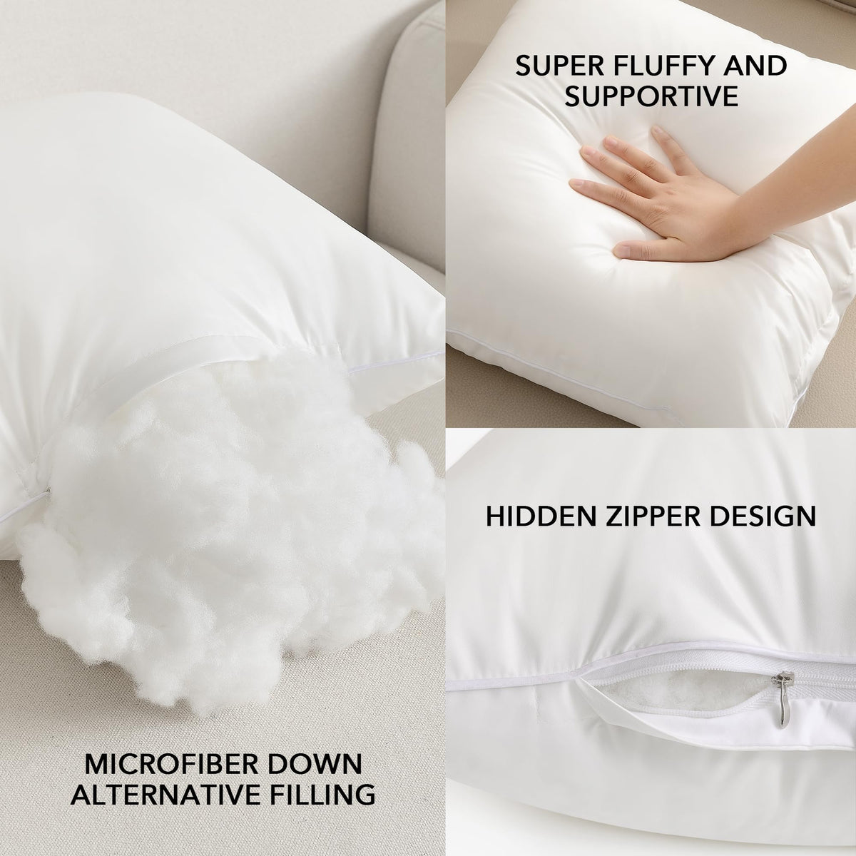 Oubonun 16x16 outdoor pillow inserts waterproof cover protects cushions outdoors.