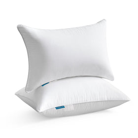 Oubonun 16x24 pillow inserts set with white cover for sofa refresh and comfort.