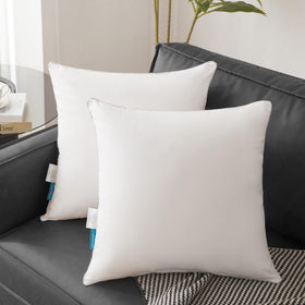 Oubonun 26x26 pillow insert dense-fill for soft, supportive back comfort.