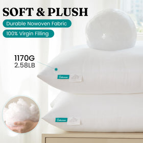 Oubonun dryer-friendly pillow insert helps regain full volume with low heat