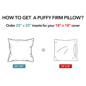 Oubonun pillow insert provides back-support-like feel for reading or TV sessions.