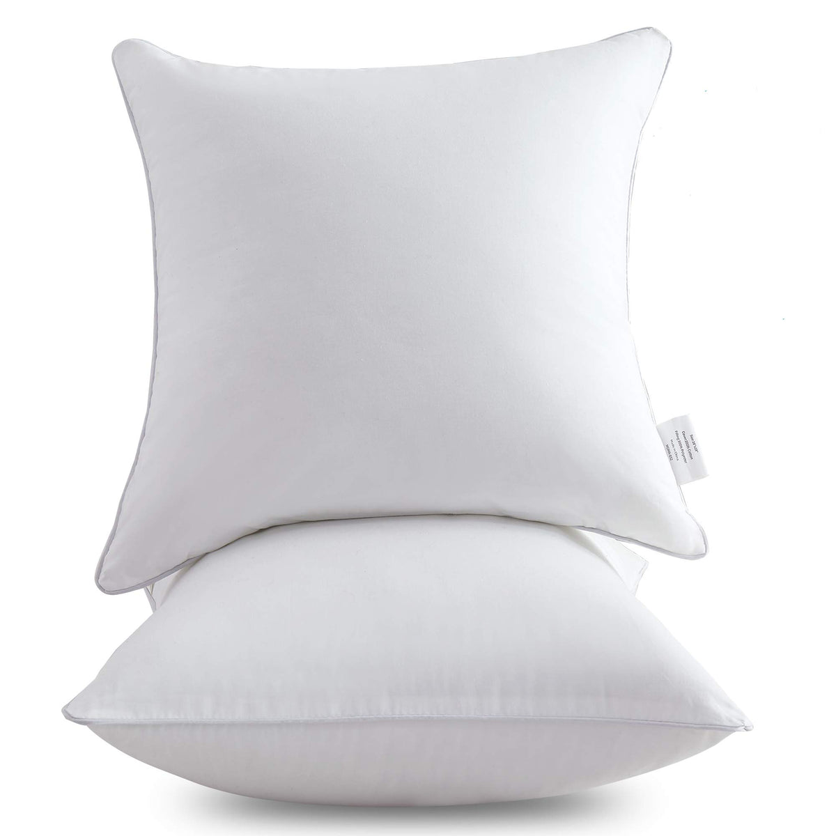Oubonun pillow inserts maintain volume, reducing flattening after daily use.