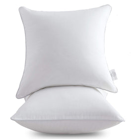 Oubonun pillow inserts maintain volume, reducing flattening after daily use.