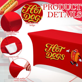 Oudain elastic spandex material provides stretch and protection for your table.