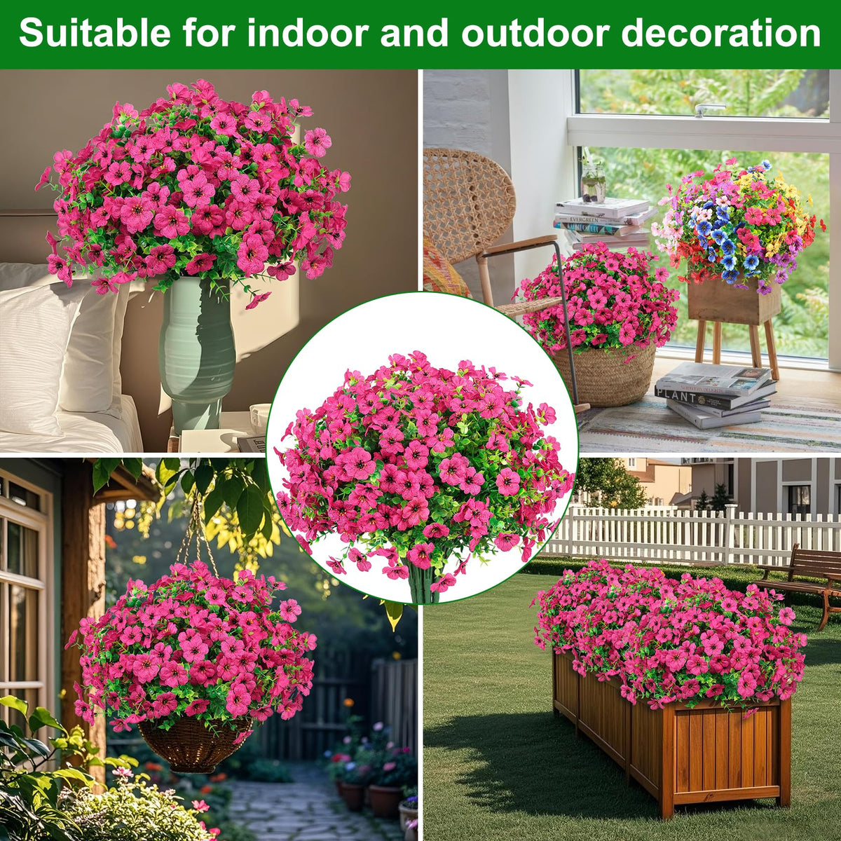 Ouddy Decor rose red stems bendable for creative DIY arrangements.