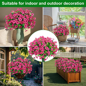 Ouddy Decor rose red stems bendable for creative DIY arrangements.