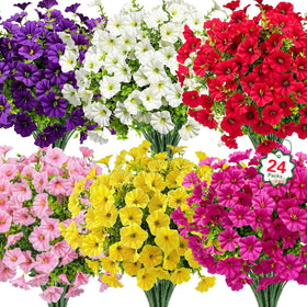 Ouddy Decor 24 outdoor petunias bundles for year-round garden color