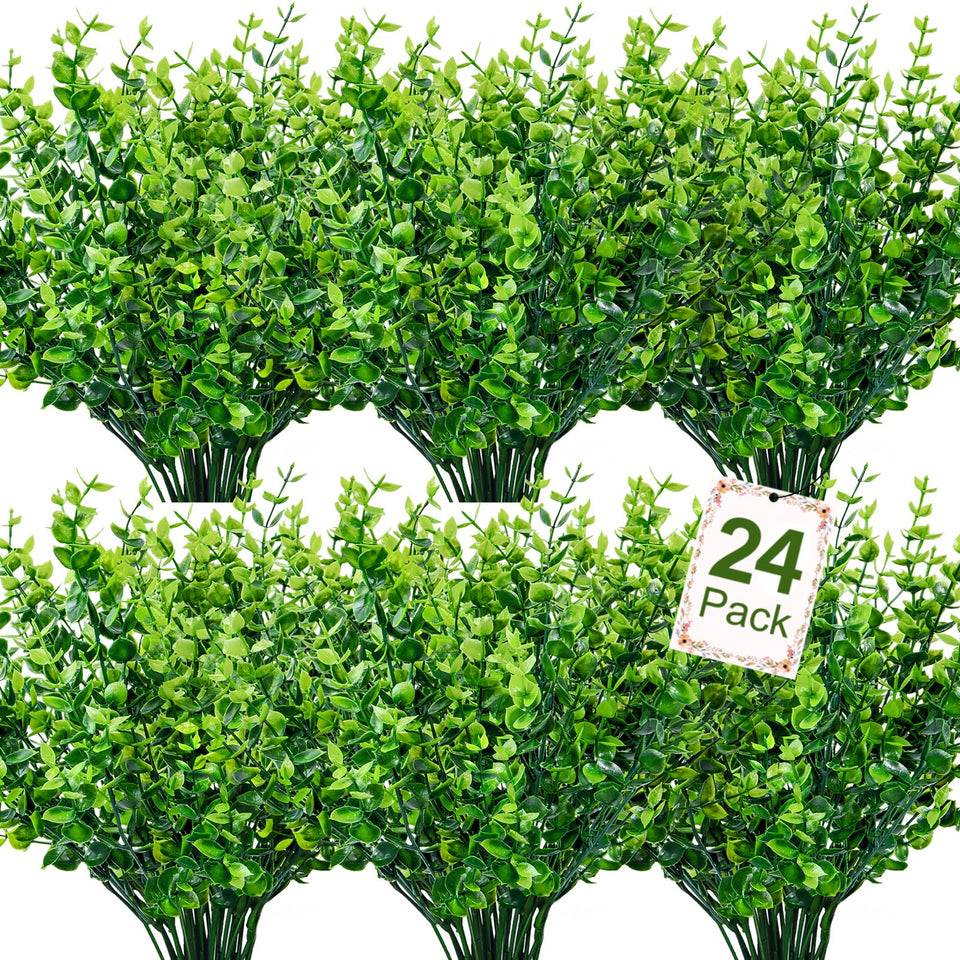 Ouddy Decor artificial greenery stems visual-1 for outdoor decor with lifelike texture.