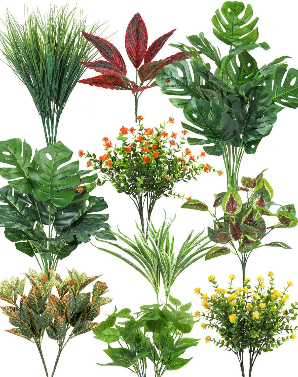 Ouddy Decor boxwood stems outdoor add lifelike greenery to entryways.