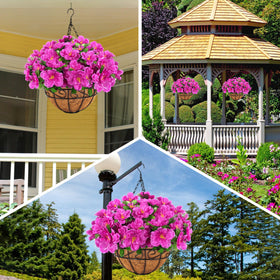 Ouddy Decor easy-assembly hanging basket saves setup time.