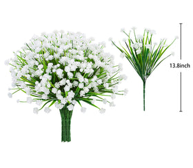 Ouddy Decor exterior artificial plants with bright colors ideal for the front porch.