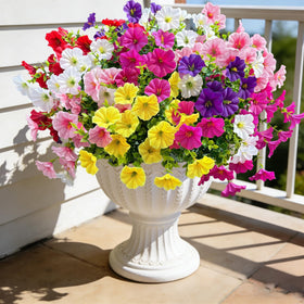 Ouddy Decor faux flowers close-up texture reveals realistic petals and gradients