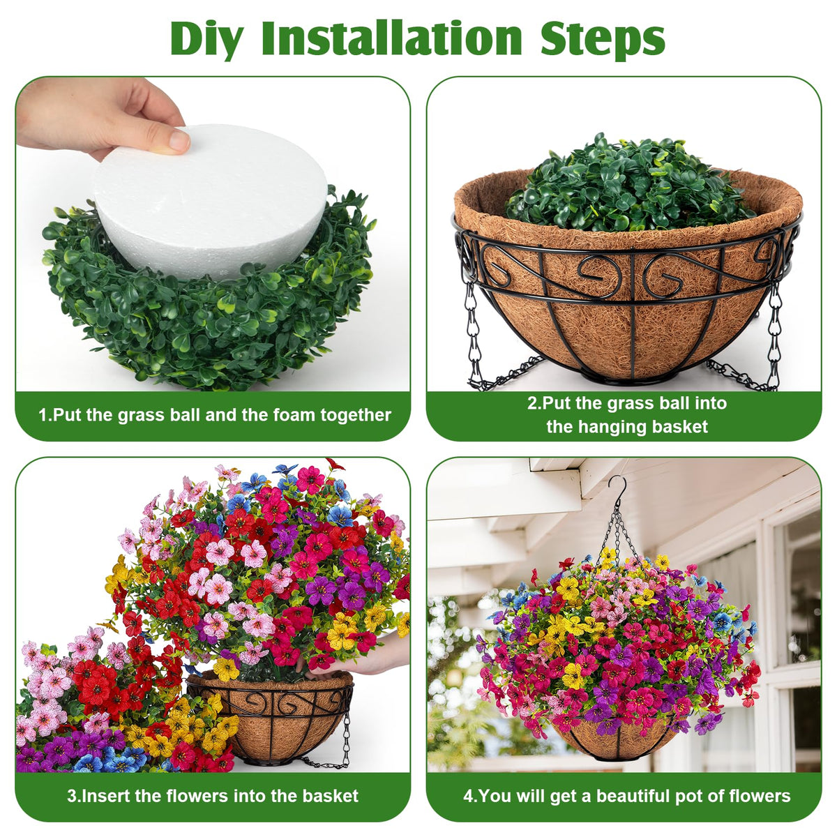 Ouddy Decor low maintenance hanging plants save time on upkeep indoors.