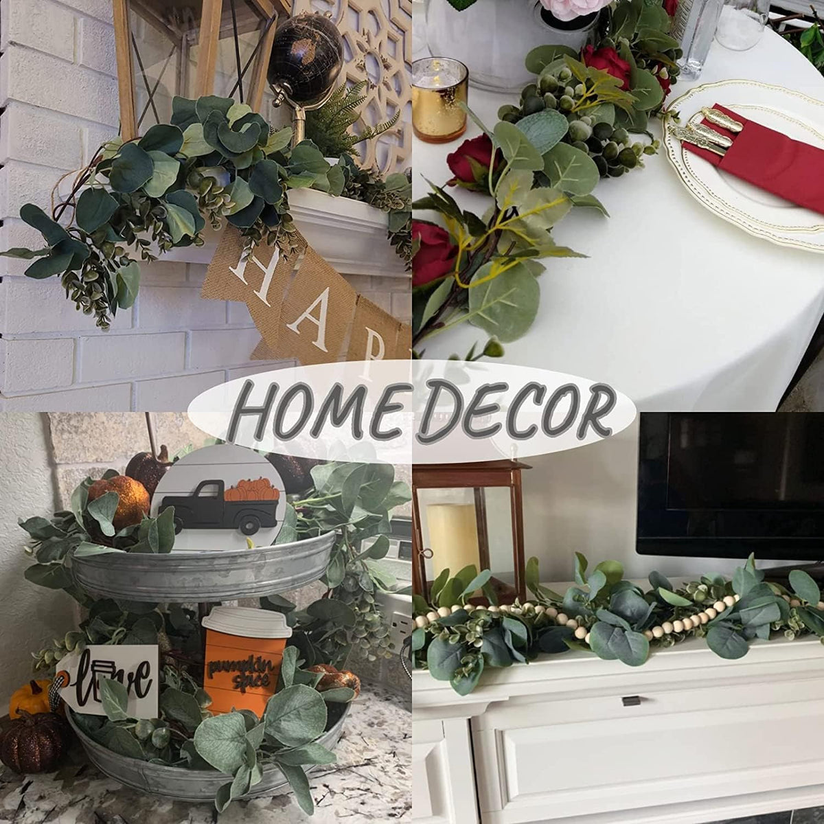 Ouddy Decor maintenance-free greenery ideal for year-round decor.