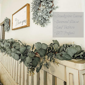 Ouddy Decor wedding venue decor garland mantle display.